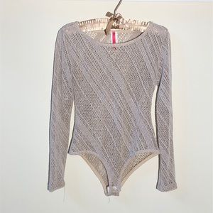 Codified Tan Knit Body Suit